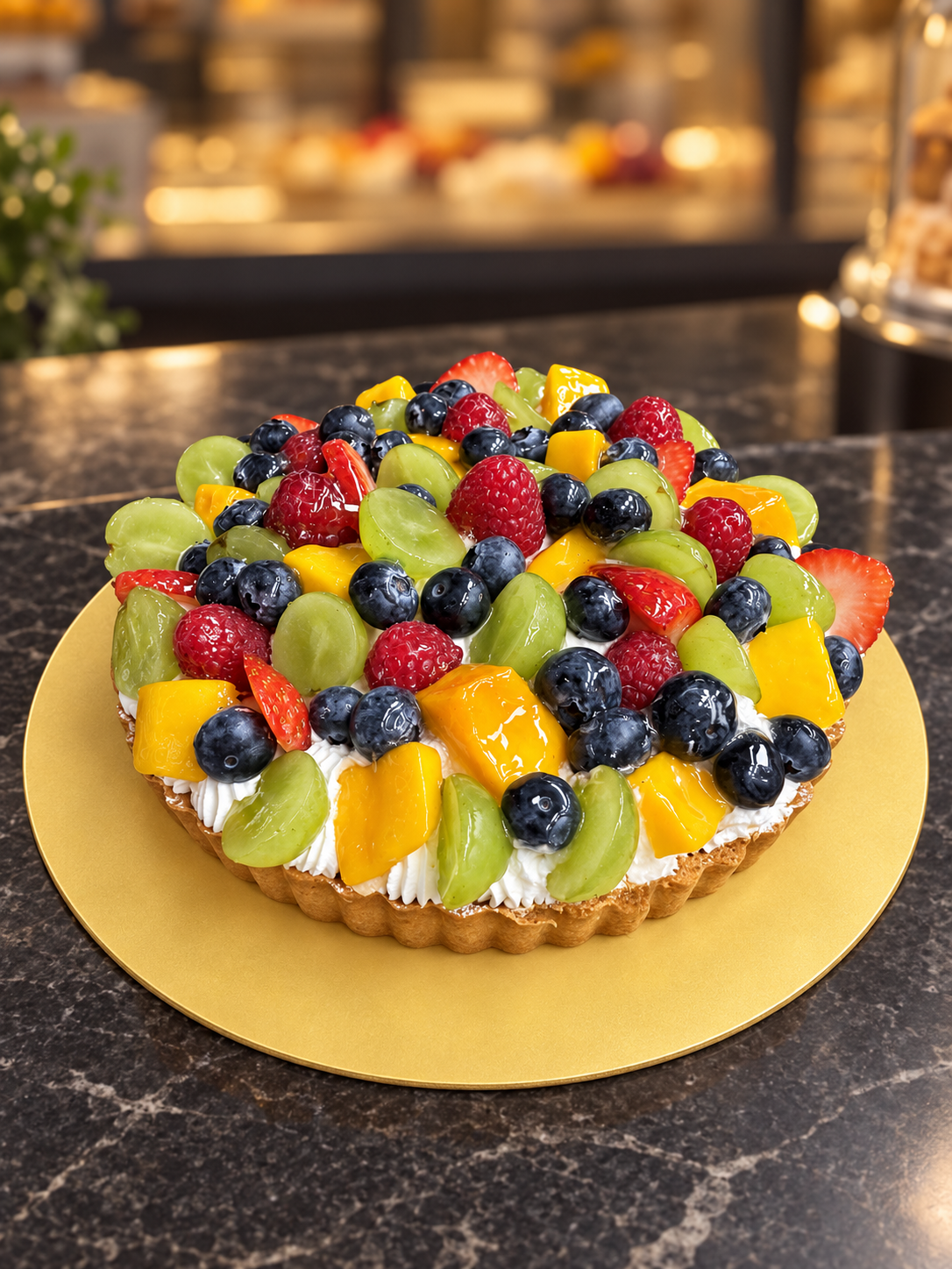 Fresh fruit tart handmade by Sara
